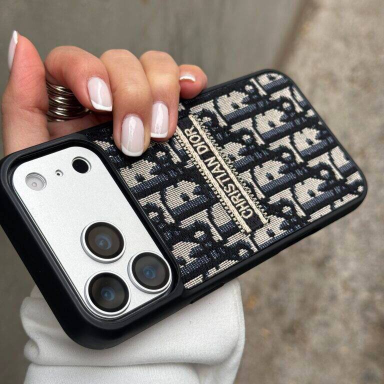 قاب دیور Dior پارچه ای آیفون